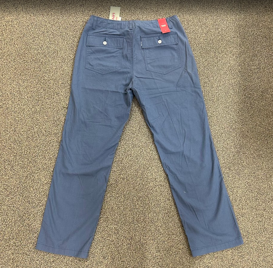 Levis Washed Blue Straight Pants