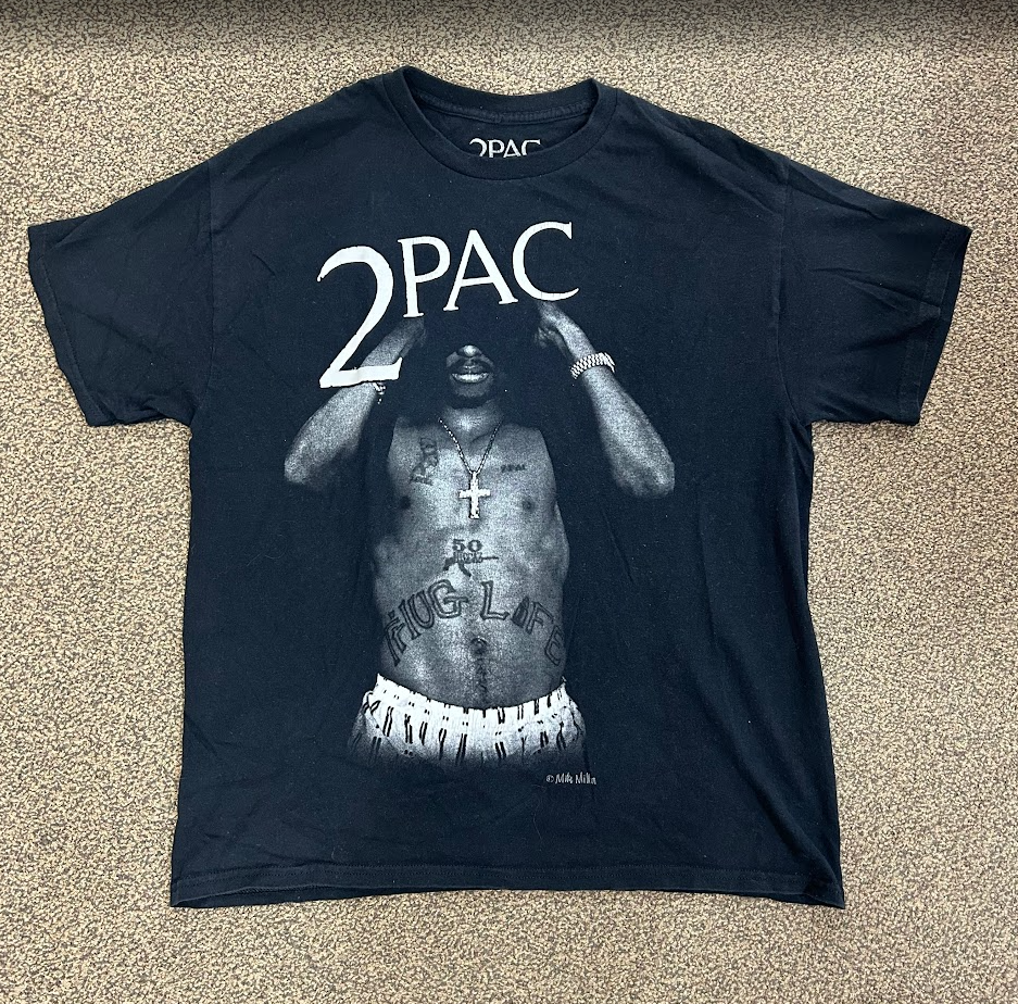 2Pac Thug Life Gradient Shirt Black/Gray