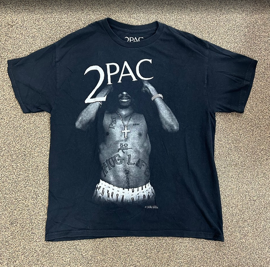 2Pac Thug Life Gradient Shirt Black/Gray