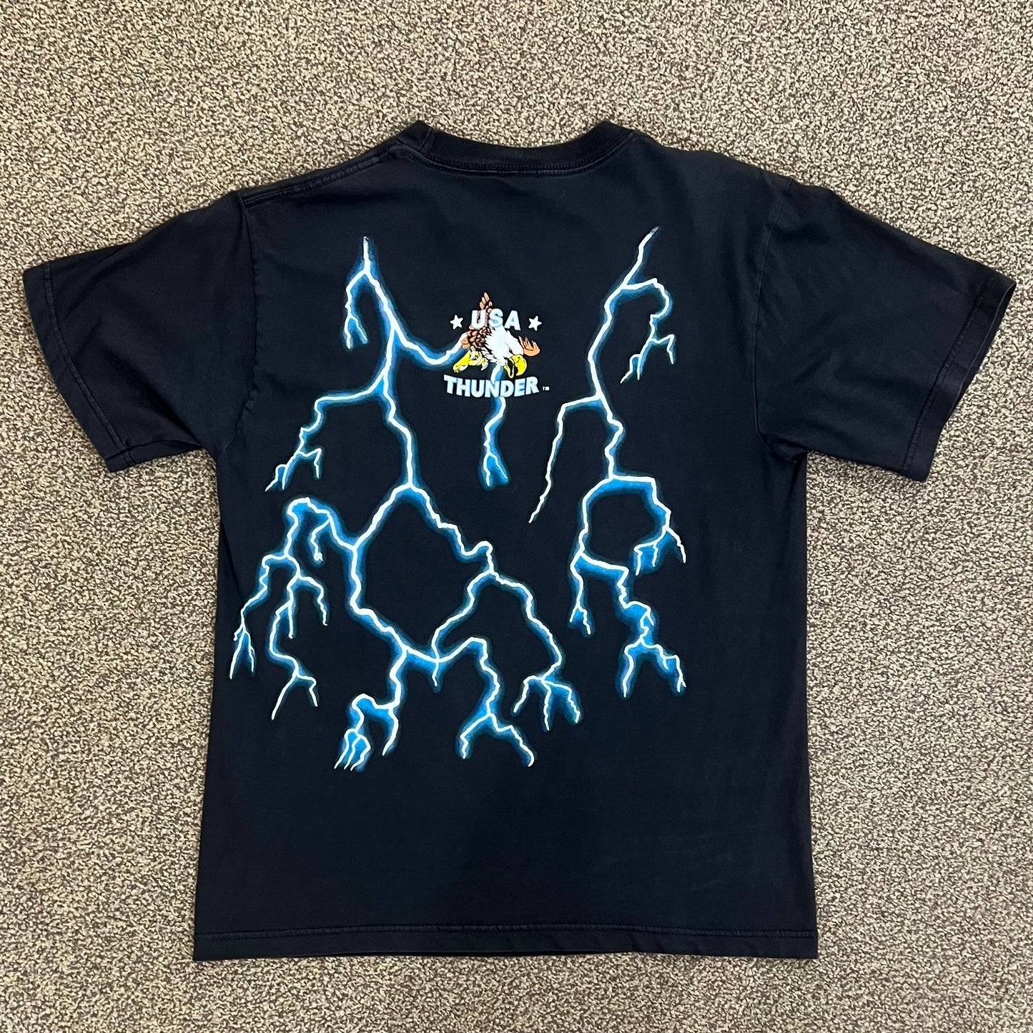 Vintage US Thunder Chief Eagle Wolf Tee