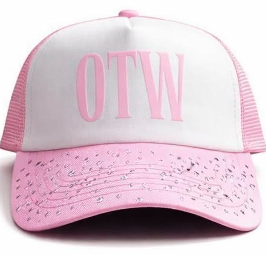 OTW Pink Trucker Hat NO RHINESTONES