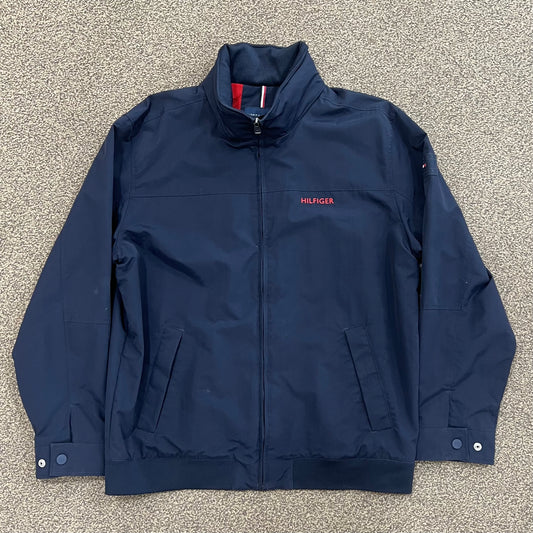 Vintage Tommy Hilfiger Windbreaker (Navy/Red)