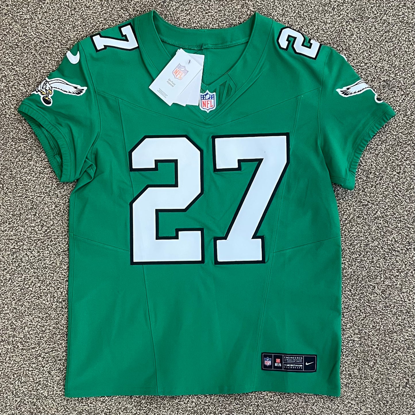 Quinyon Mitchell #27 Autographed Football Jersey W/ COA