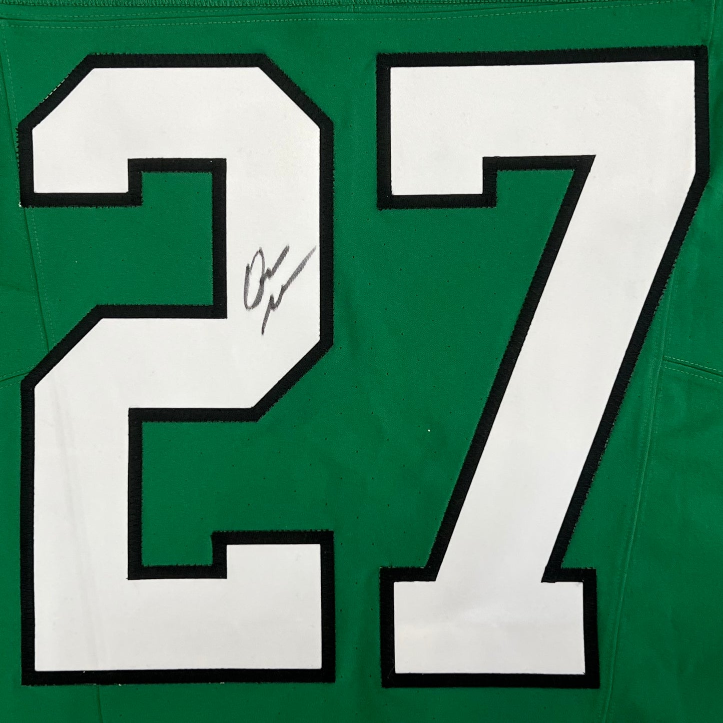Quinyon Mitchell #27 Autographed Football Jersey W/ COA