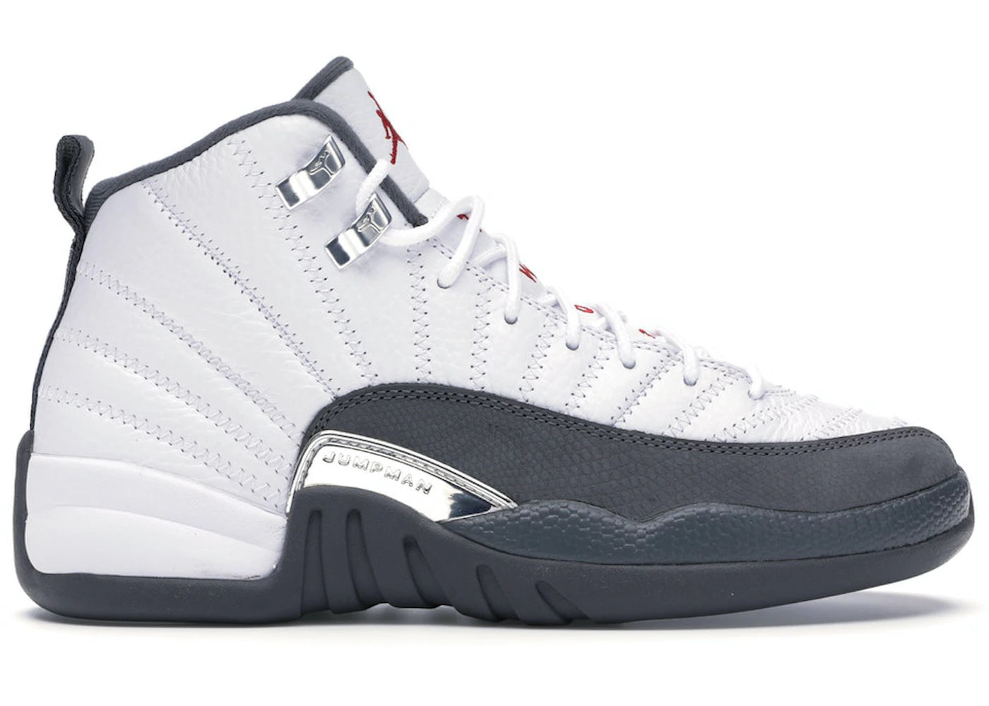 Jordan 12 Retro White Dark Grey (GS)