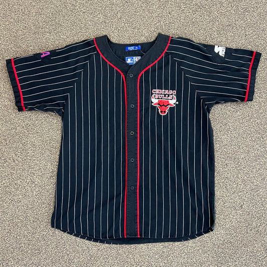 Vintage Starter Chicago Bulls Baseball Jersey
