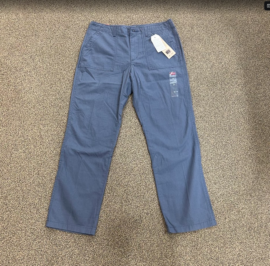Levis Washed Blue Straight Pants