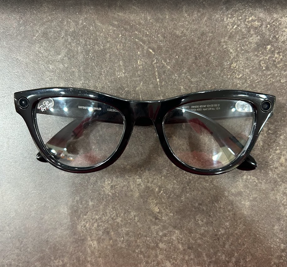 Meta x Ray-Ban Skyler Glasses (Gen 2) Standard 0RW4014_6011M52-20 Shiny Black/Clear to Graphite Green Transition