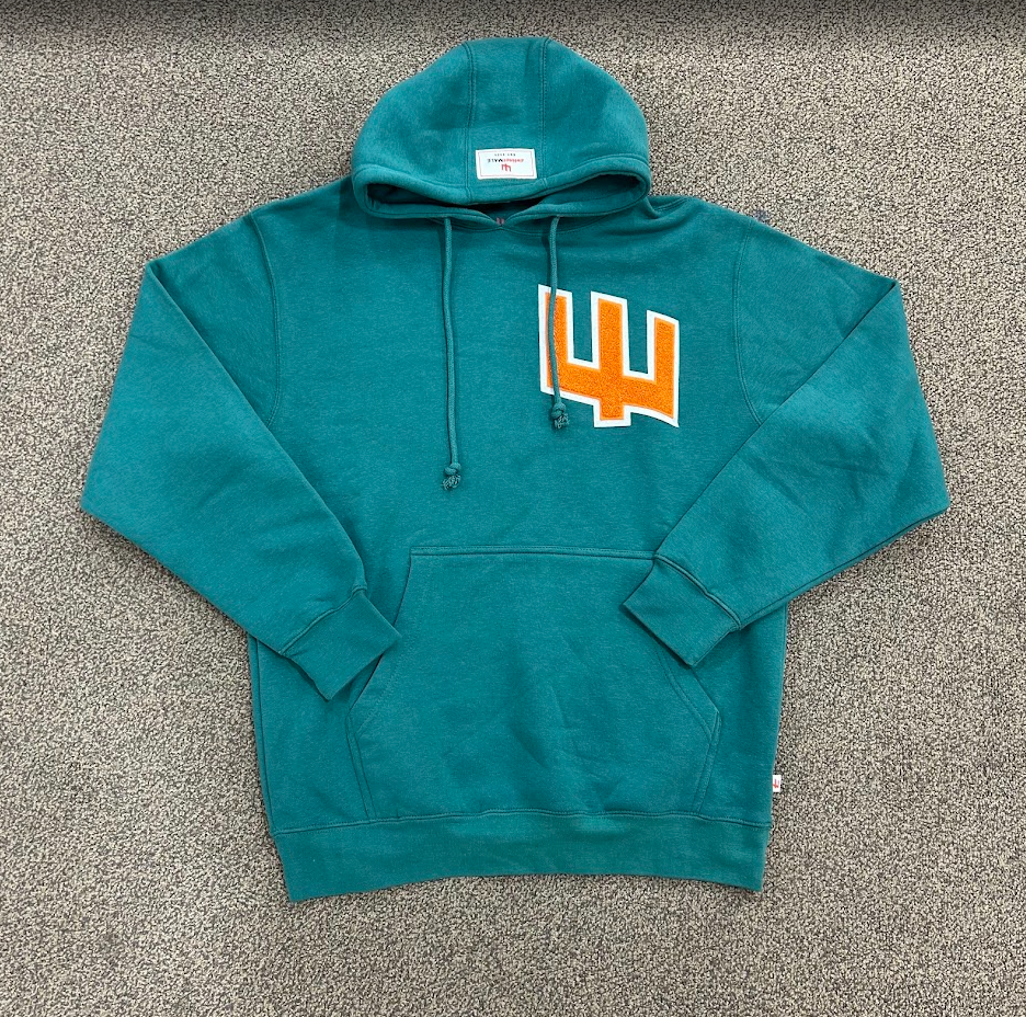 ExtinctMale Miami Dolphines Chenille Logo Pullover