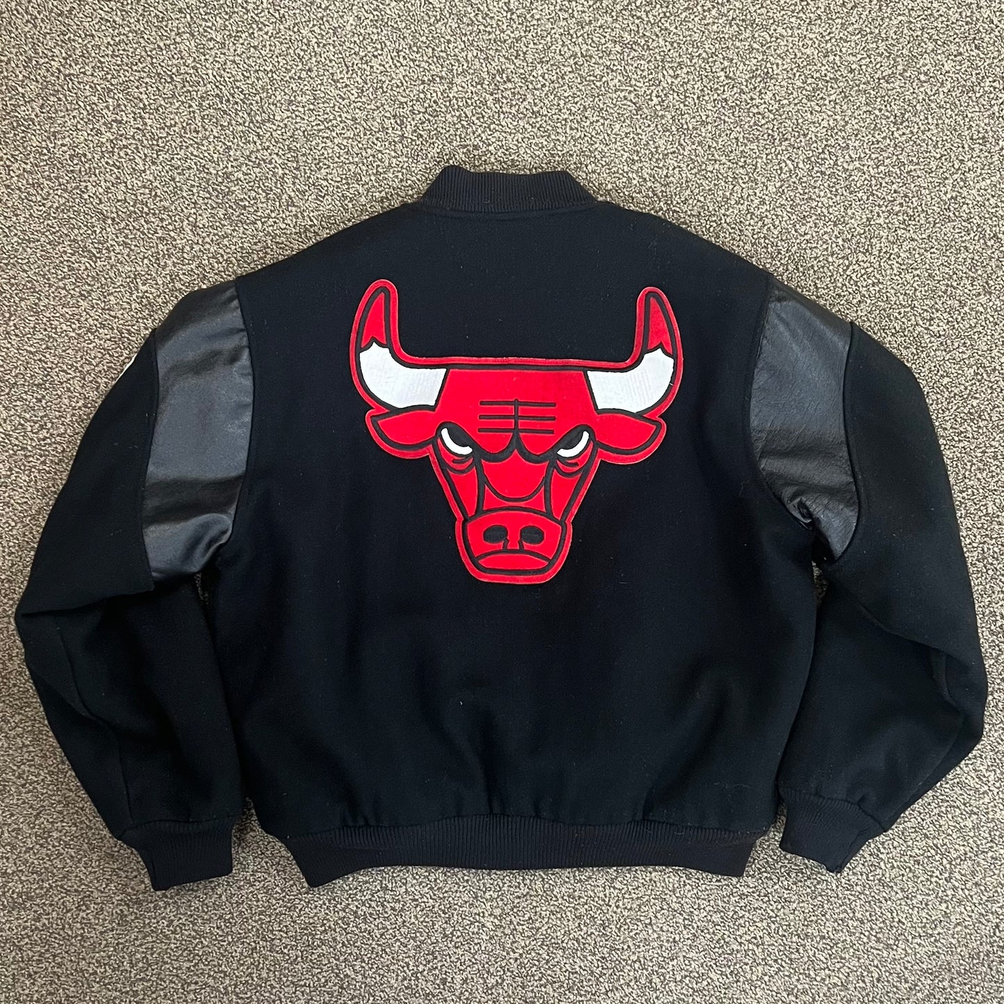 Vintage Chalk Line Chicago Bulls Wool Letterman Jacket