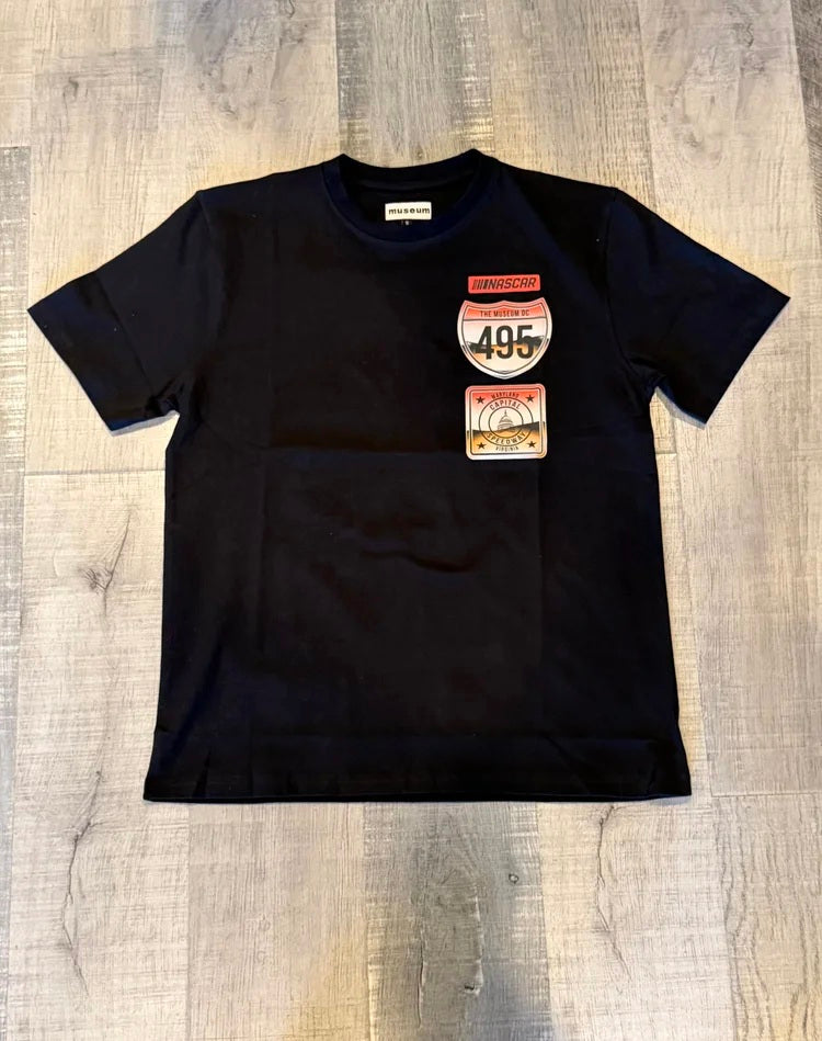 Adult Museum X NASCAR 495 Tee Black