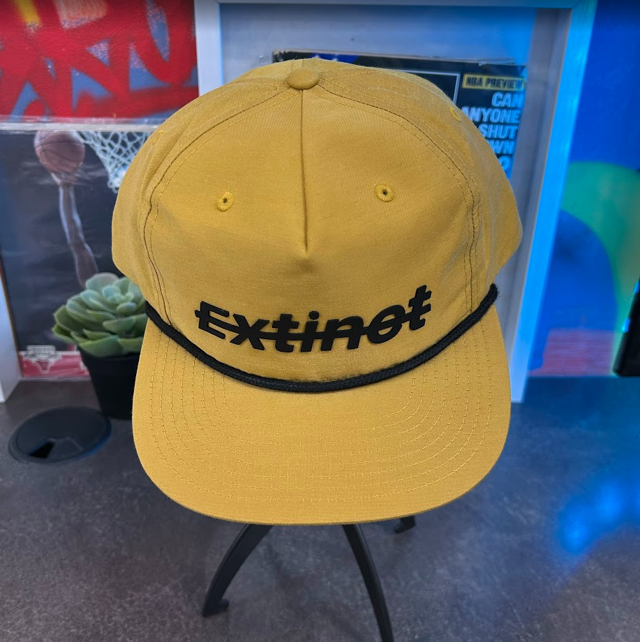ExtinctMale Gold Net Logo Hat