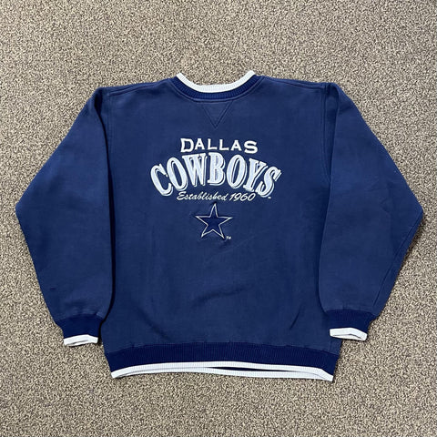Vintage Logo Athletics Dallas Cowboys Crewneck Sweatshirt