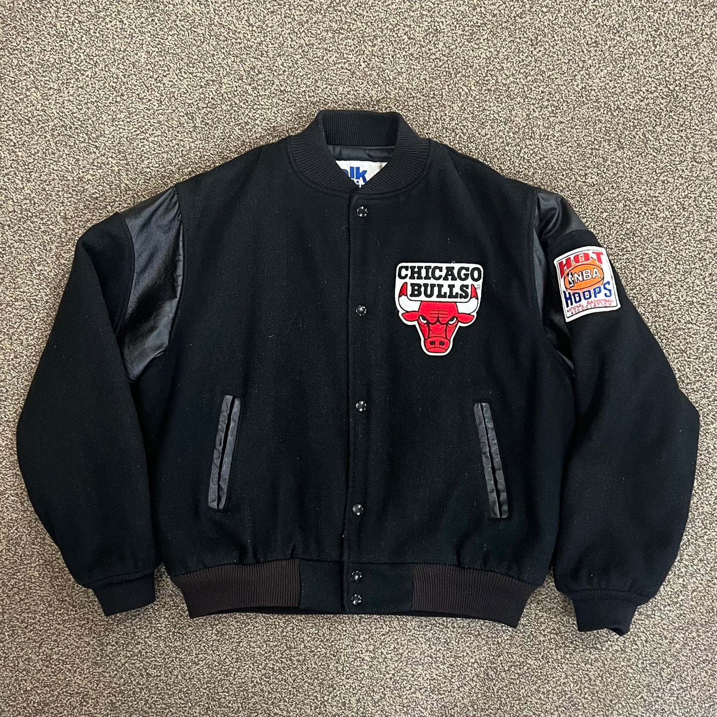 Vintage Chalk Line Chicago Bulls Wool Letterman Jacket