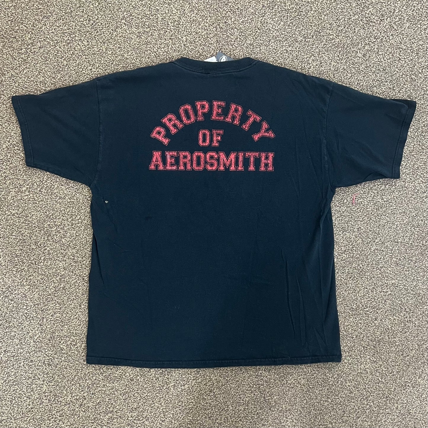 Vintage Property of Aerosmith Tee Black
