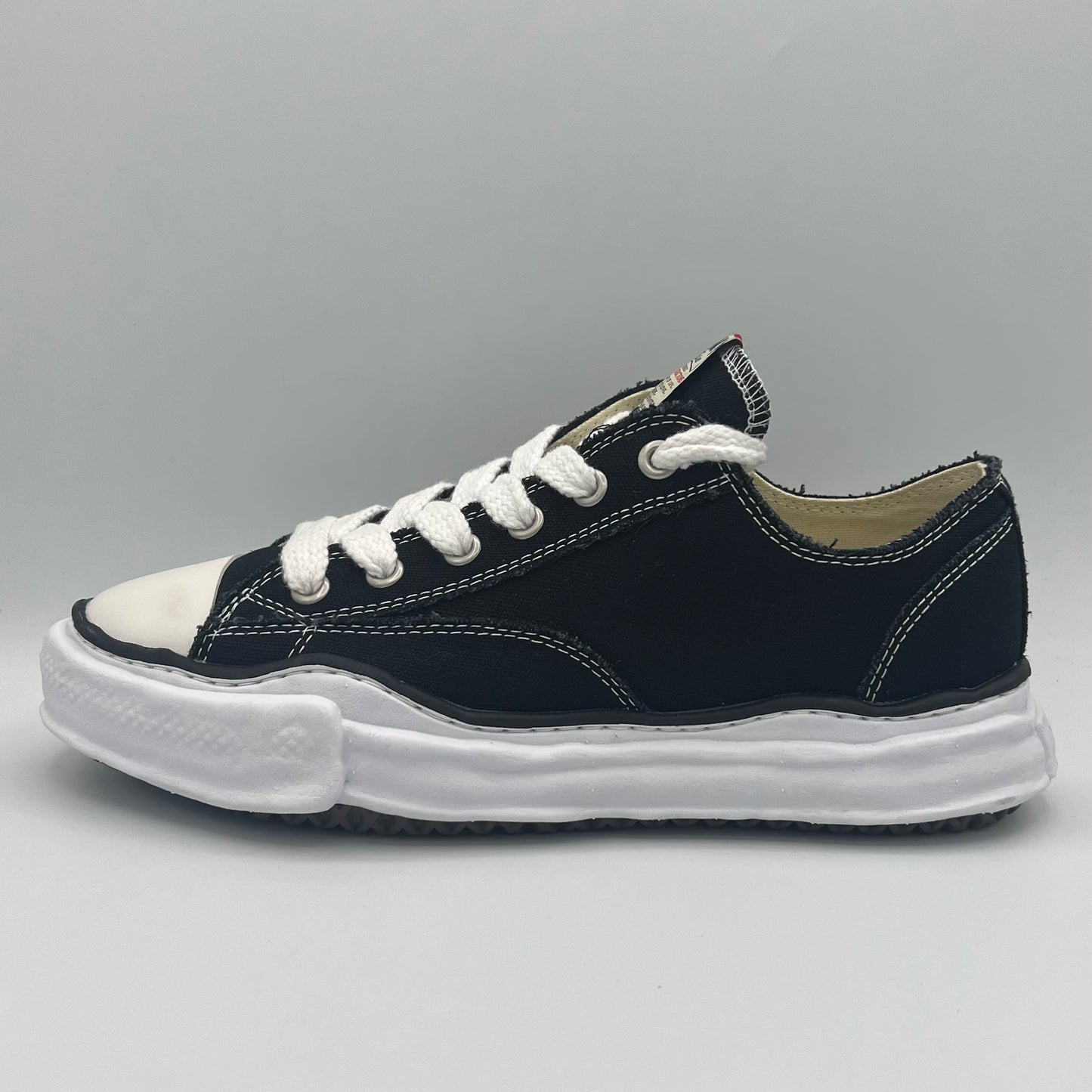 Maison Mihara Yasuhiro Peterson OG Sole Canvas Low Black