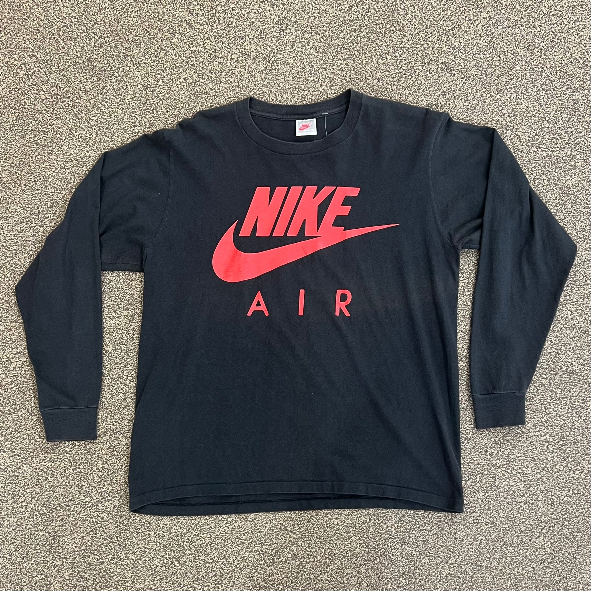 Vintage Nike Air Black/Red LS Tee
