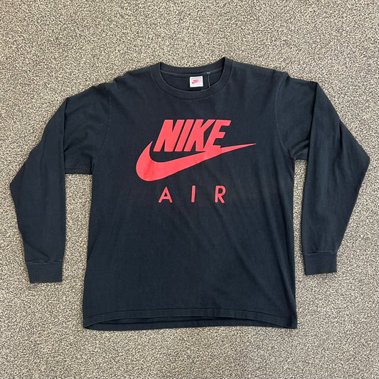 Vintage Nike Air Black/Red LS Tee