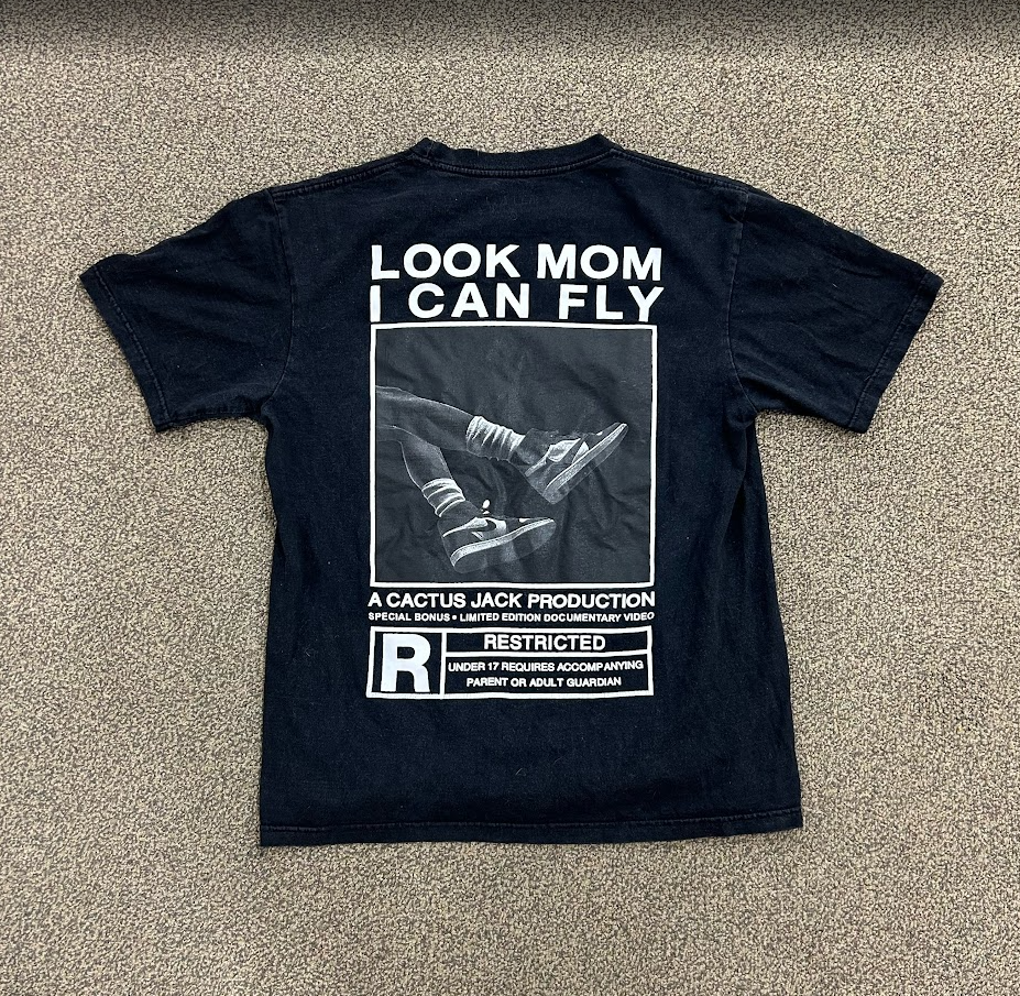 Travis Scott Look Mom I Can Fly Documentary Tee Black