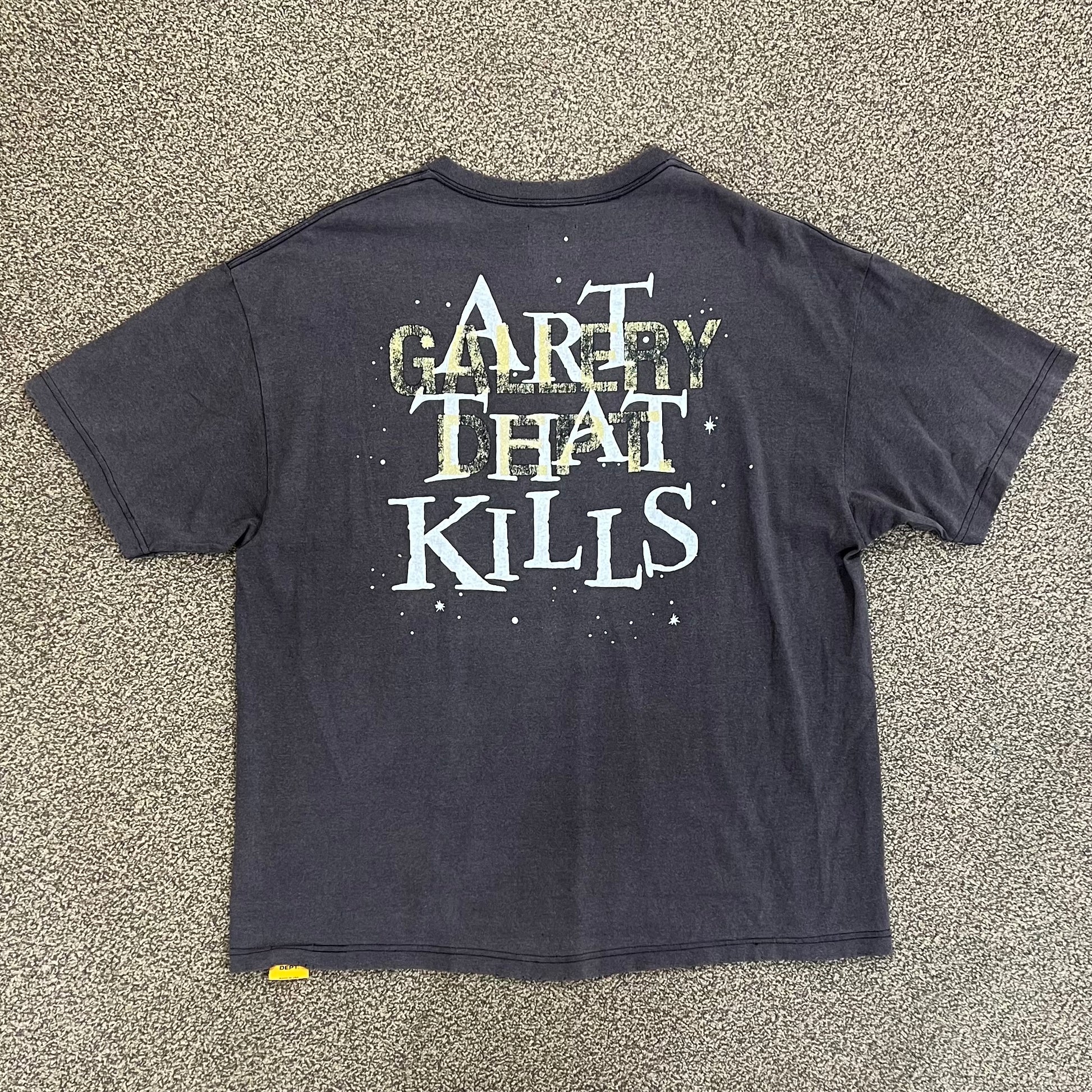 Gallery Dept. ATK Rod T-Shirt Faded Black