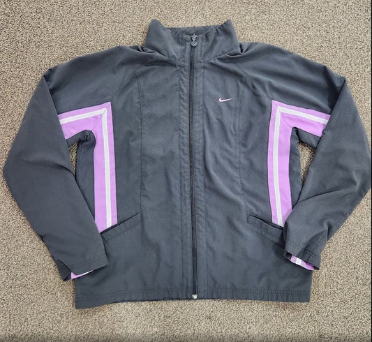 Vintage Nike Track Jacket Gray/Pink