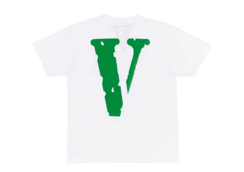 Vlone Friends Green V Tee White