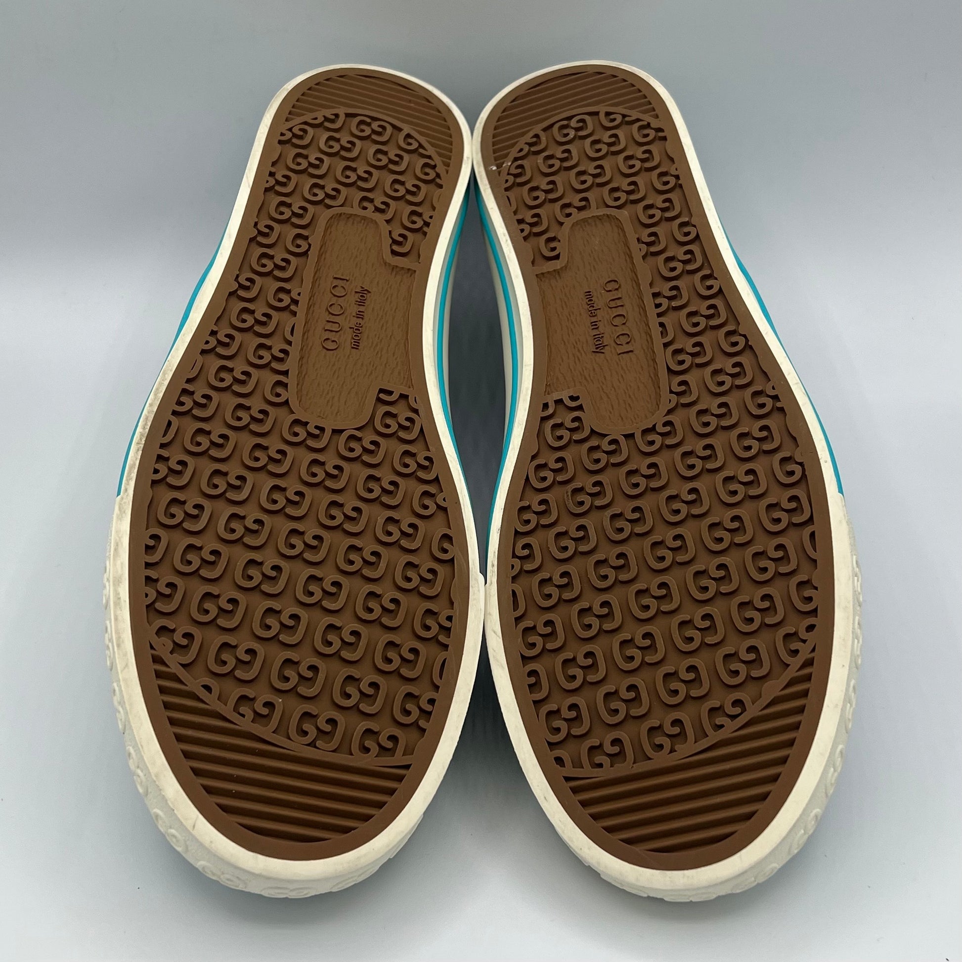 Gucci Tennis 1977 Light Blue Monogram Sneaker