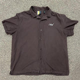 KITH Rare Silk Thompson Camp Collar Shirt Brown