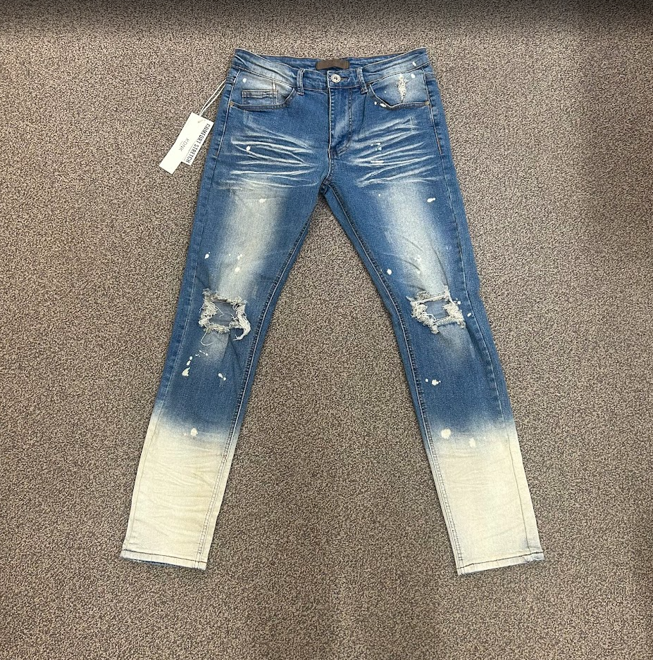 KDNK Faded Skinny Jeans