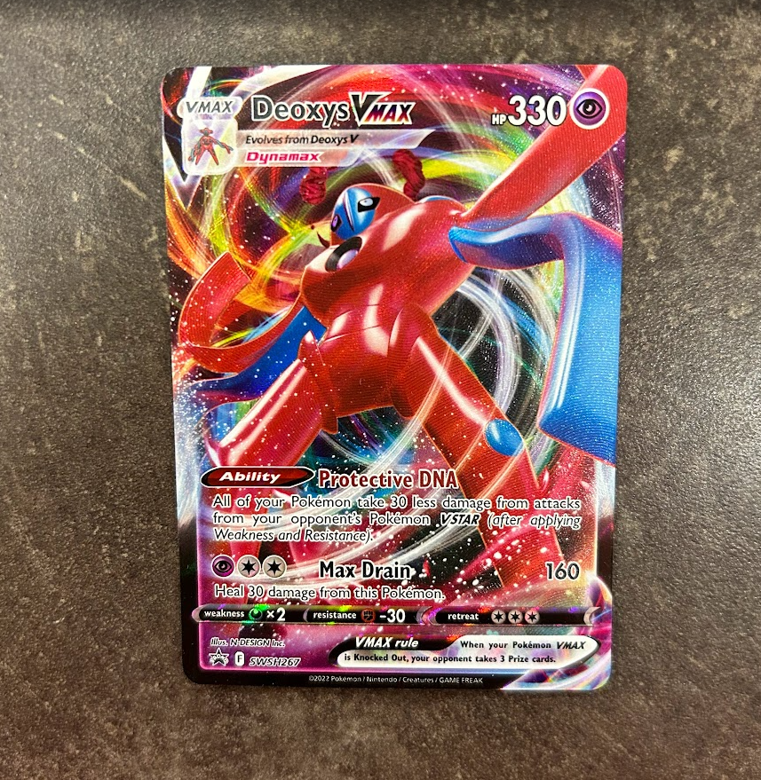 MINT Pokemon Card Deoxys VMAX #SWSH267
