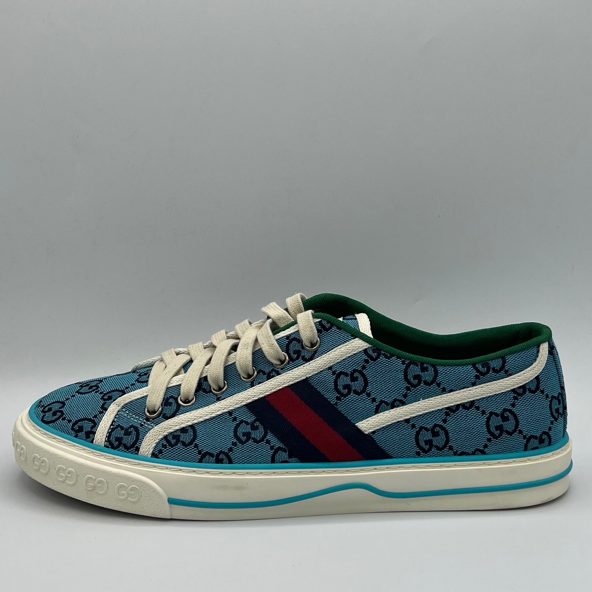 Gucci Tennis 1977 Light Blue Monogram Sneaker