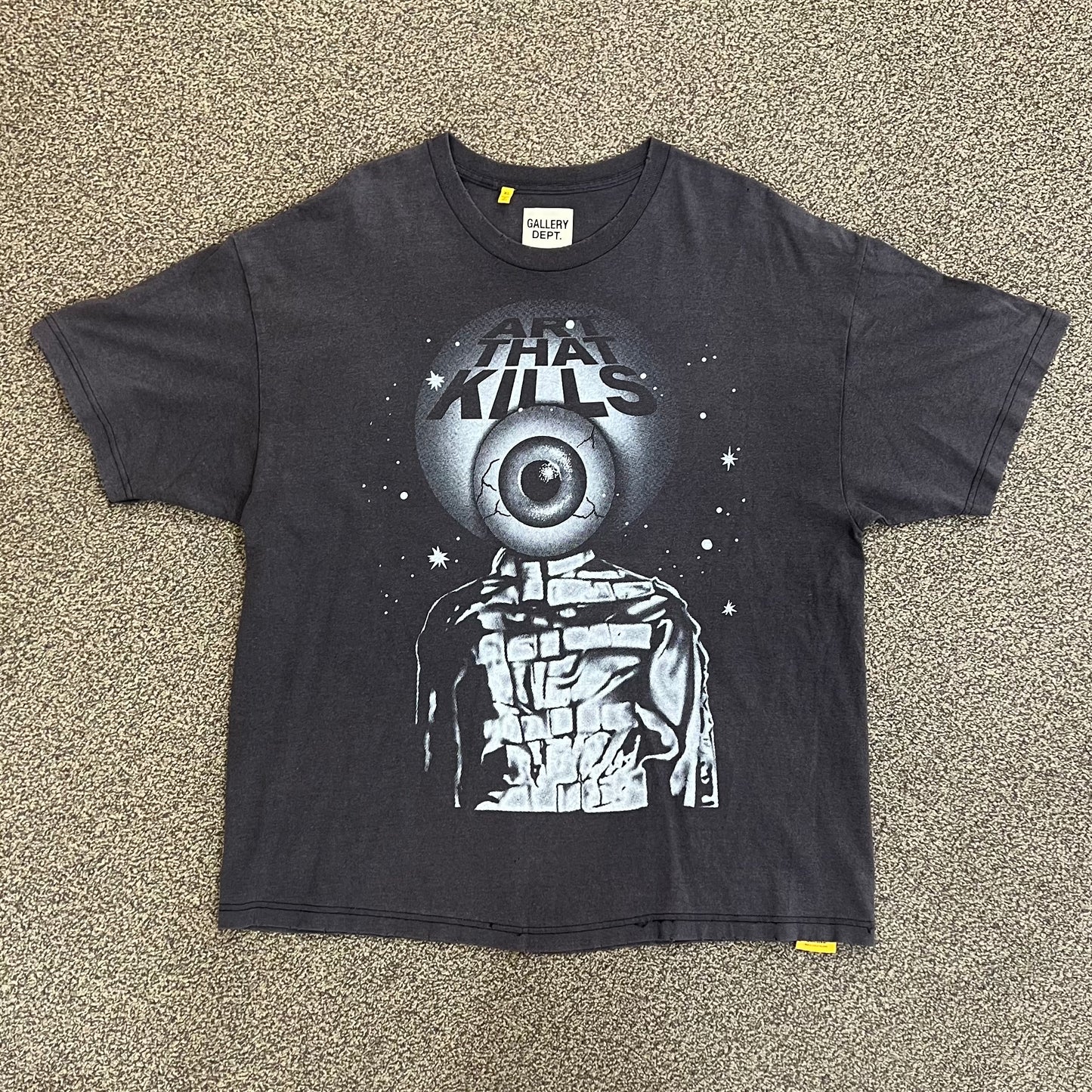 Gallery Dept. ATK Rod T-Shirt Faded Black