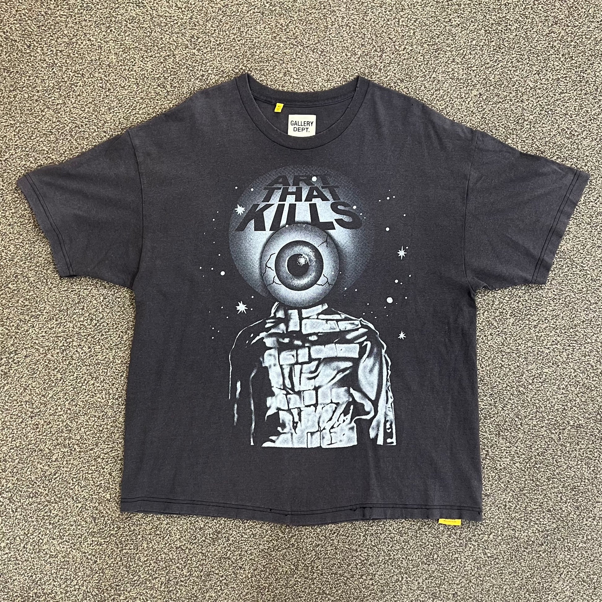Gallery Dept. ATK Rod T-Shirt Faded Black