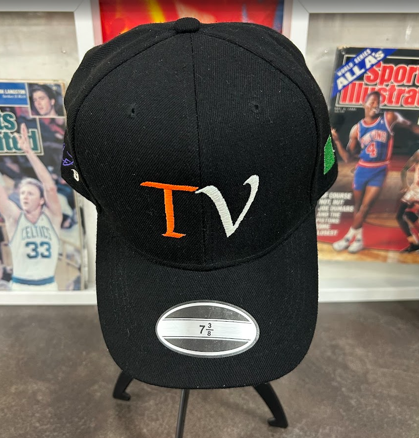 TV XAPTEP Black Fitted Hat