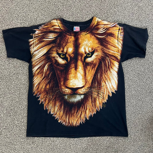 Vintage Made at the Beach Lion Face Tee