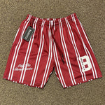 Bandit Pinstripe Cardinal Red Shorts