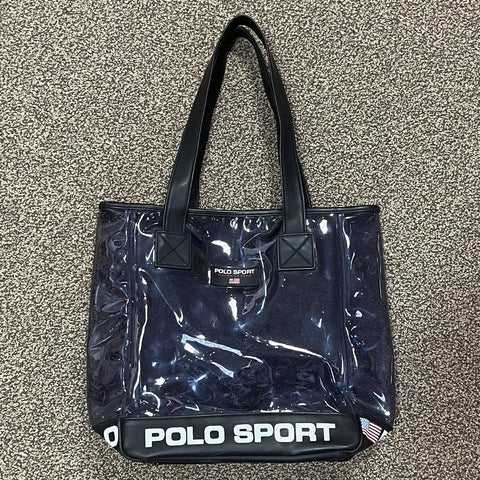 Polo Sport Navy Blue Clear Tote Bag