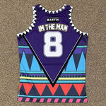 Headgear Classics Martin Purple Tribal Basketball Jersey
