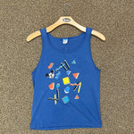Vintage Mickey Mouse Blue Tank Top