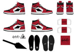 Goliaths Gear King of Kingz High Red/Black Shoes